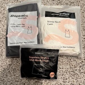Shapermint Essentials Scoop Neck Cami and Truekind Mid-Waist Short Set